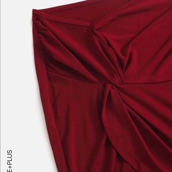 Shein plus knot front skirt - Picture 5 of 6
